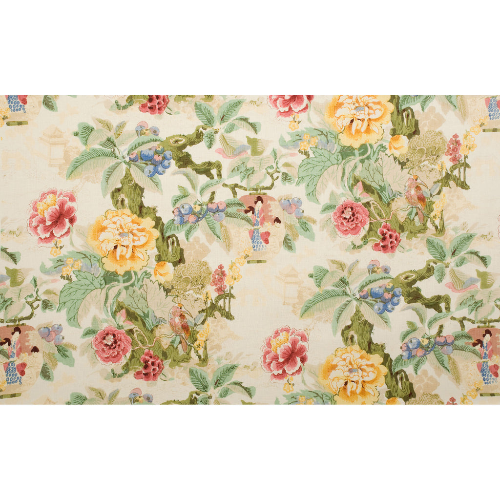 Chinese Lantern - Lemon White By Lee Jofa | Multipurpose Print