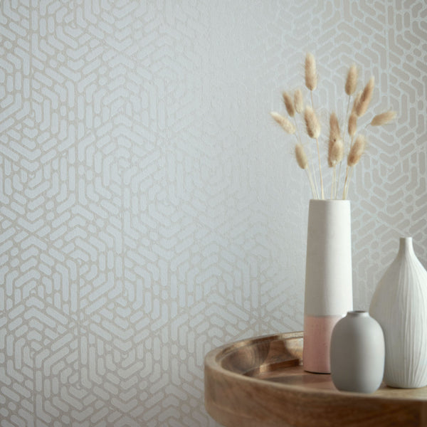 Willow Pearl - Cream Wallcovering | 1838 Wallcoverings