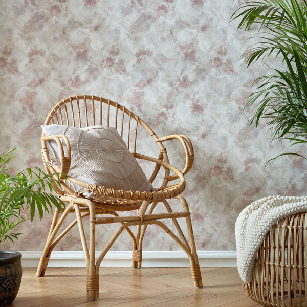 Quartz - Caramel Beige Wallcovering | 1838 Wallcoverings