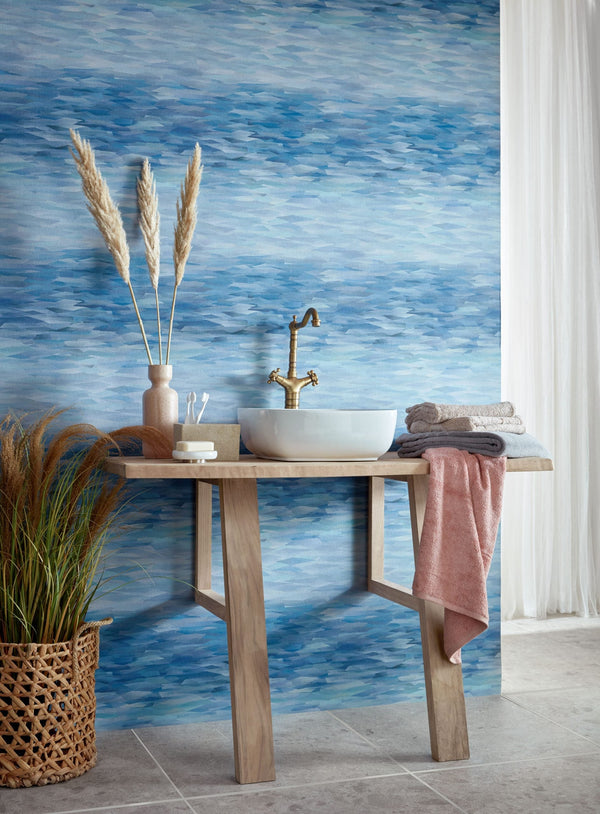Prism - Blue Dusk Wallcovering | 1838 Wallcoverings