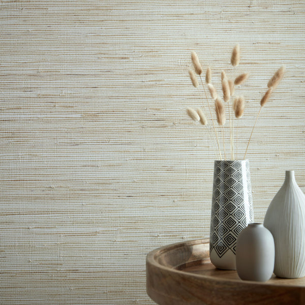 Grasscloth - Natural Natural Wallcovering | 1838 Wallcoverings