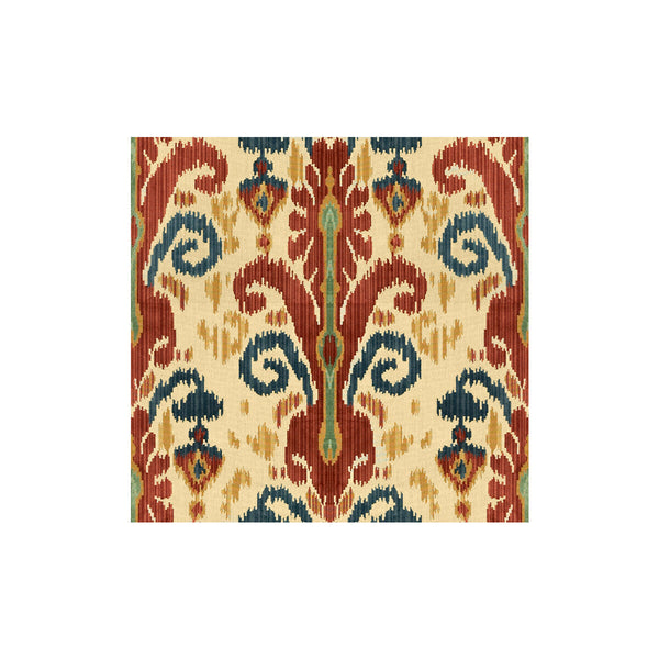 Pardah Velvet - Jewel Burgundy/Red By Lee Jofa | Eric Cohler Lodge | Ikat/Southwest/Kilims Upholstery