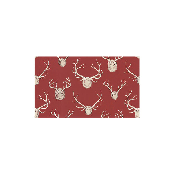 Antlers - Red Burgundy/Red By Lee Jofa | Eric Cohler Lodge |Animal/Insects Novelty Multipurpose Print