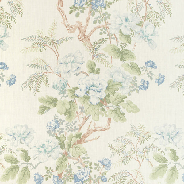 Chinese Peony - Blue Blue By Lee Jofa | Lee Jofa 200 |Botanical & Floral  Multipurpose Print