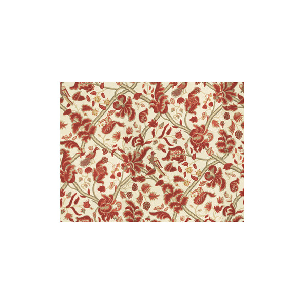Bloomsbury - Red/Gold Beige By Lee Jofa | Oscar De La Renta | Jacobeans Multipurpose Print