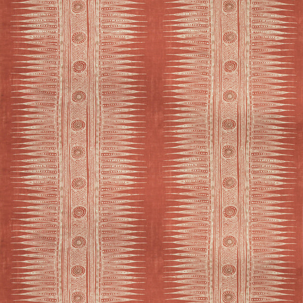 Indian Zag - Madder Red By Lee Jofa | Suzanne Rheinstein Iii | Global Multipurpose Print