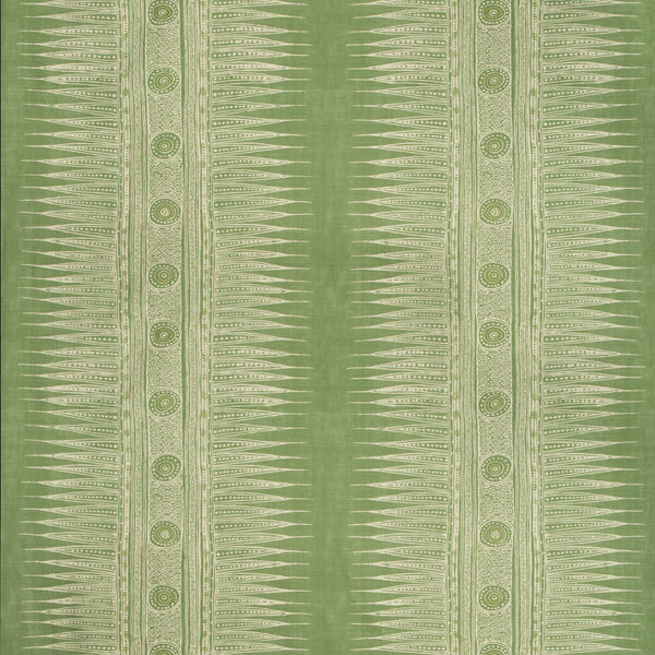 Indian Zag - Leaf Green By Lee Jofa | Suzanne Rheinstein Iii | Global Multipurpose Print