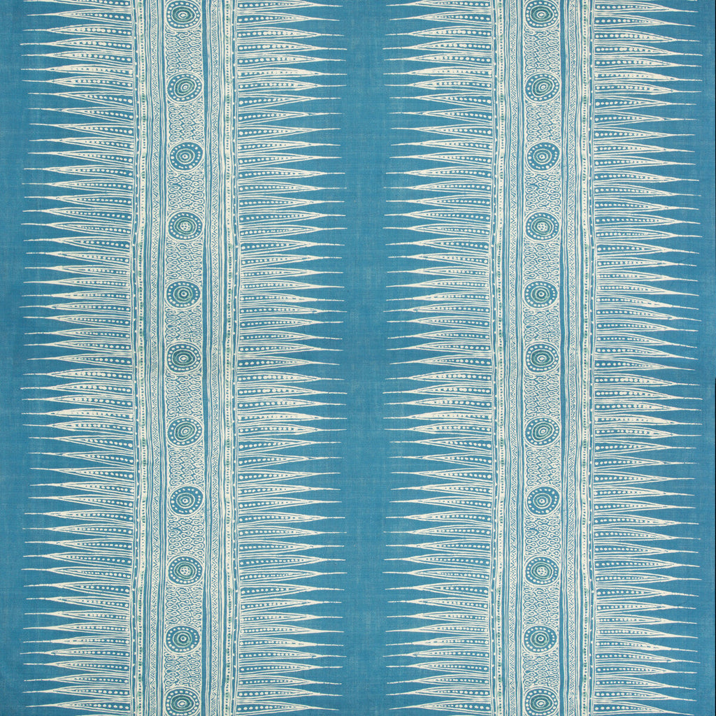Samples and Purchasing available for Indian Zag - Marine Blue By Lee Jofa | Suzanne Rheinstein Iii | Global Multipurpose Print at Designer Wallcoverings and Fabrics