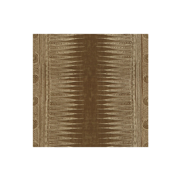 Indian Zag - Bark Brown By Lee Jofa | Suzanne Rheinstein *Hollyhock Ii | Global Multipurpose Print