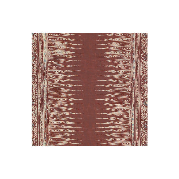 Indian Zag - Paprika Burgundy/Red By Lee Jofa | Suzanne Rheinstein *Hollyhock Ii | Global Multipurpose Print
