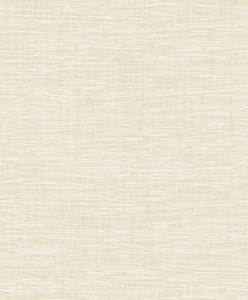 Malibu Crosshatch Texture Wallpaper - Transitional Faux - Gold and Ivory | Malibu Wallpaper