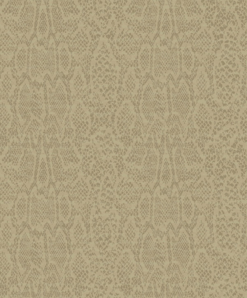 Malibu Skin Wallpaper - Transitional Animal Print - Gold and Beige | Malibu Wallpaper