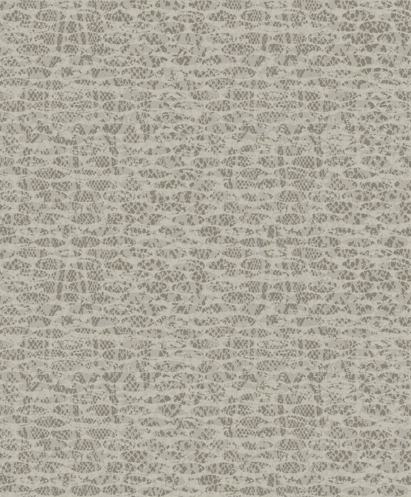 Skin Transitional Animal Print - Silver and Gray | Architectural Wallcoverings