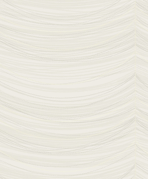 Beads Transitional Geometric - Pearl, Silver, and Glitter | Architectural Wallcoverings