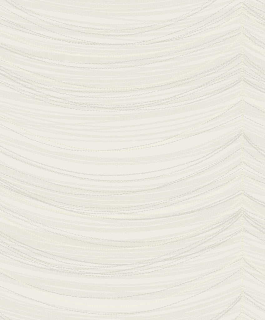 Malibu Beads Wallpaper - Transitional Geometric - Pearl, Silver, and Glitter | Malibu Wallpaper