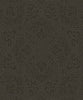 Malibu Scroll Trail Wallpaper - Transitional Geometric - Mocha and Ebony | Malibu Wallpaper