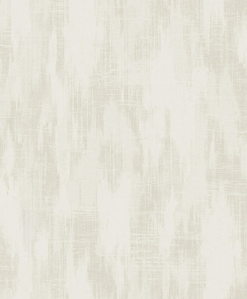 Malibu ZigZag Wash Wallpaper - Transitional Abstract - Pearl and Alabaster | Malibu Wallpaper