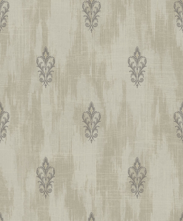 Fleur de Lis Transitional Fleur De Lis - Beige and Cream | Architectural Wallcoverings