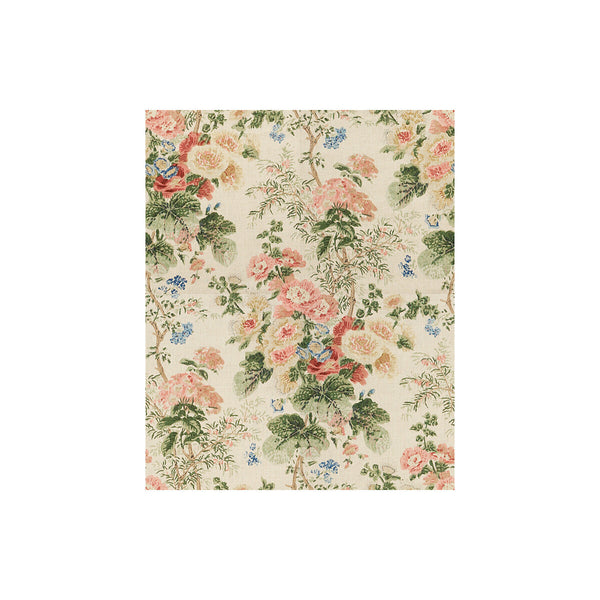 Hollyhock Hdb - Multi Beige By Lee Jofa |  | Botanical & Floral Multipurpose Print