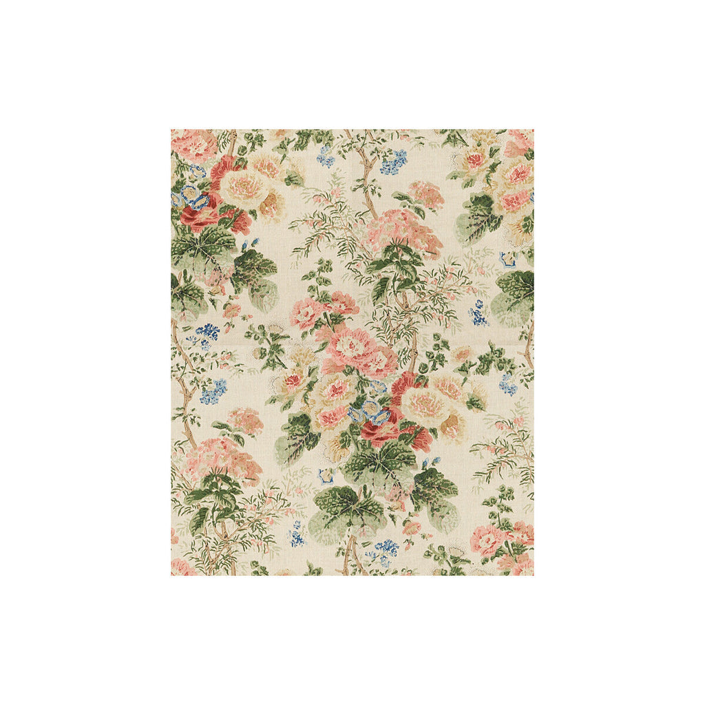 Samples and Purchasing available for Hollyhock Hdb - Multi Beige By Lee Jofa |  | Botanical & Floral Multipurpose Print at Designer Wallcoverings and Fabrics