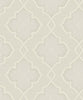 Malibu Trellis Wallpaper - Transitional Geometric - Pearl, Ivory, and Glitter | Malibu Wallpaper