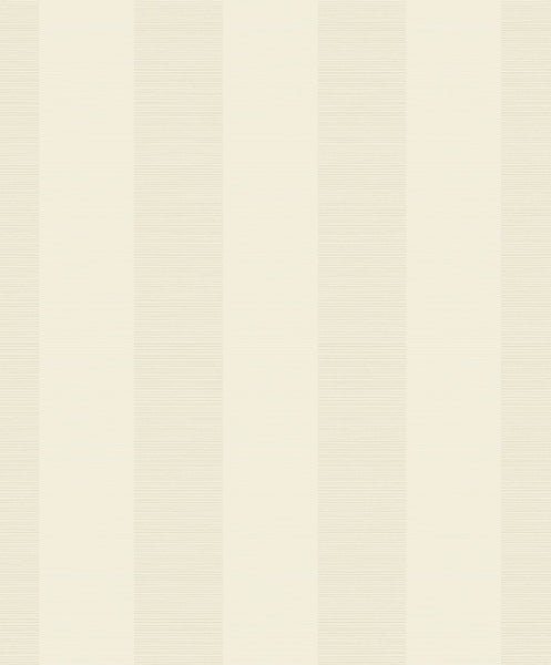Malibu Stripe Wallpaper - Transitional Stripe - Cream and Ivory | Malibu Wallpaper