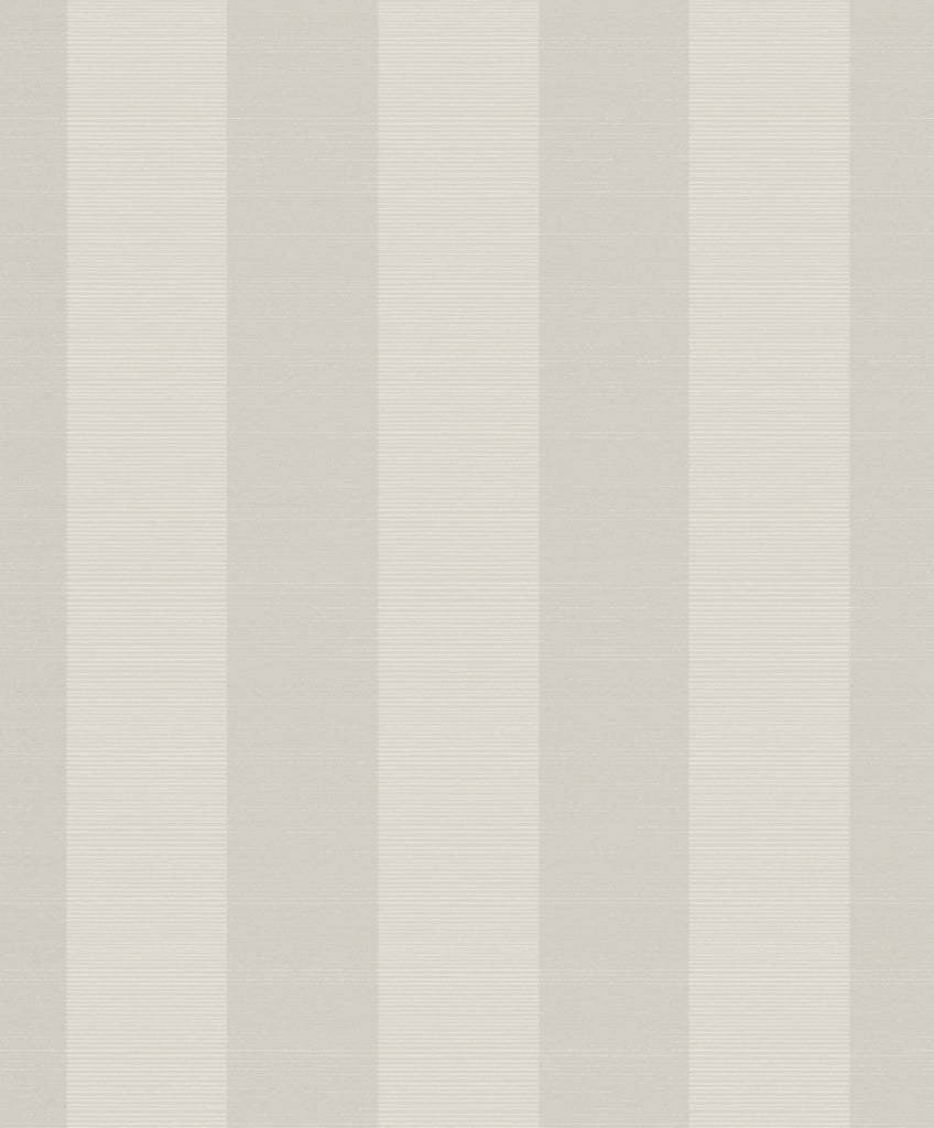 Malibu Stripe Wallpaper - Transitional Stripe - Silver and Ivory | Malibu Wallpaper