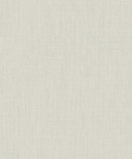 Elegant Burlap Transitional Linen - Powder Blue and Ivory | Architectural Wallcoverings