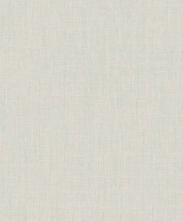 Elegant Burlap Transitional Linen - Powder Blue and Ivory | Architectural Wallcoverings
