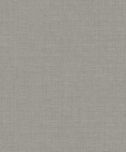 Elegant Burlap Transitional Linen - Silver and Greige | Architectural Wallcoverings
