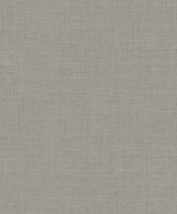Elegant Burlap Transitional Linen - Silver and Greige | Architectural Wallcoverings
