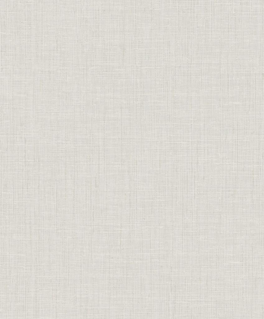 Malibu Elegant Burlap Wallpaper - Transitional Linen - Silver and Beige | Malibu Wallpaper