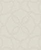 Malibu Geo Lattice Wallpaper - Transitional Geometric - Alabaster and Tan | Malibu Wallpaper