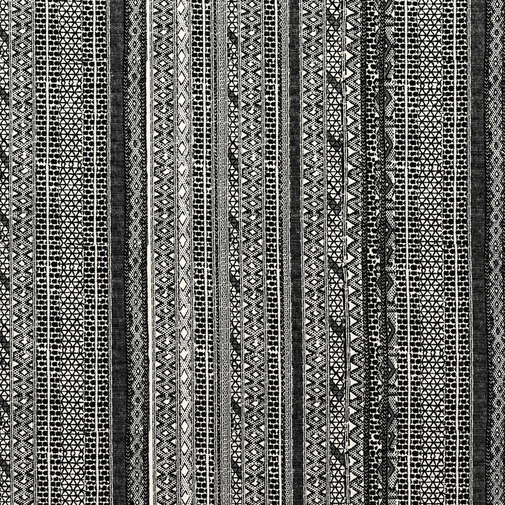 Samples and Purchasing available for Hakan - Black Black By Lee Jofa | Breckenridge | Global Multipurpose Print at Designer Wallcoverings and Fabrics