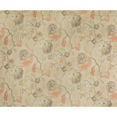 Antibes Print - Olive/Plum Green By Lee Jofa |  |Botanical & Floral  Multipurpose Print