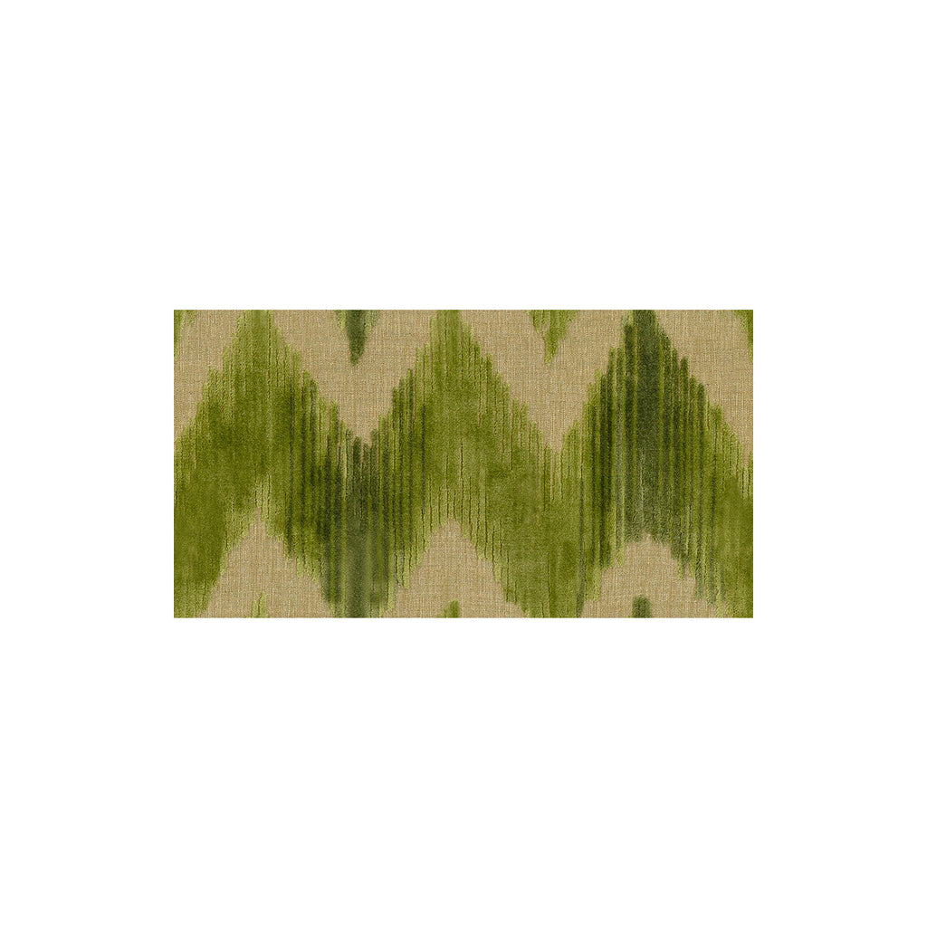 Samples and Purchasing available for Watersedge - Green Green By Lee Jofa | Aerin | Flamestitch Upholstery Velvet at Designer Wallcoverings and Fabrics