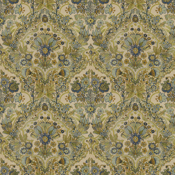 Damask Pierre - Grey Grey By Brunschwig & Fils | B&F Showroom Exclusive 2019 | Damask Upholstery Silk