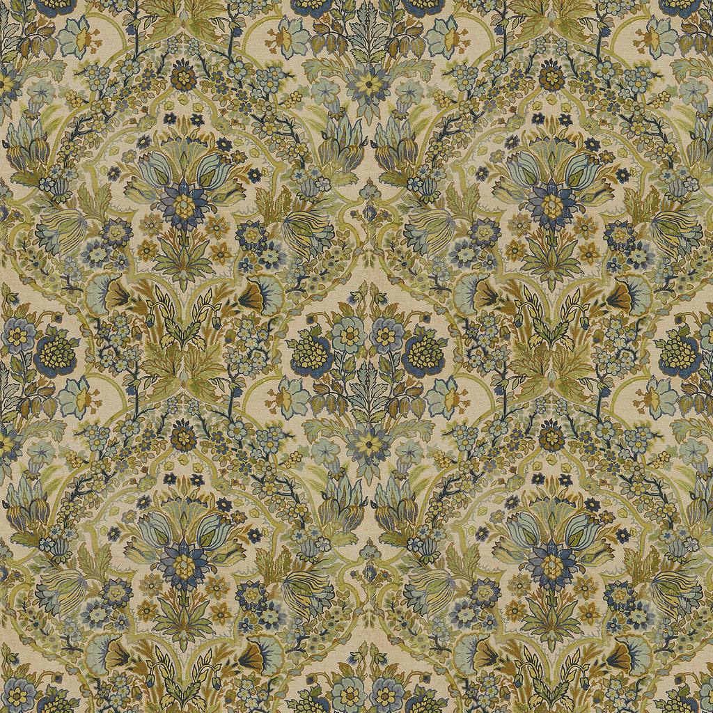 Damask Pierre - Grey Grey By Brunschwig & Fils | B&F Showroom Exclusive 2019 | Damask Upholstery Silk