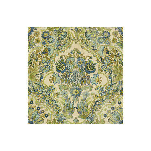 Tetbury - Blue/Green Blue By Lee Jofa | Royal Oak Anniversary | Medallion / Suzani / Persian Multipurpose Print