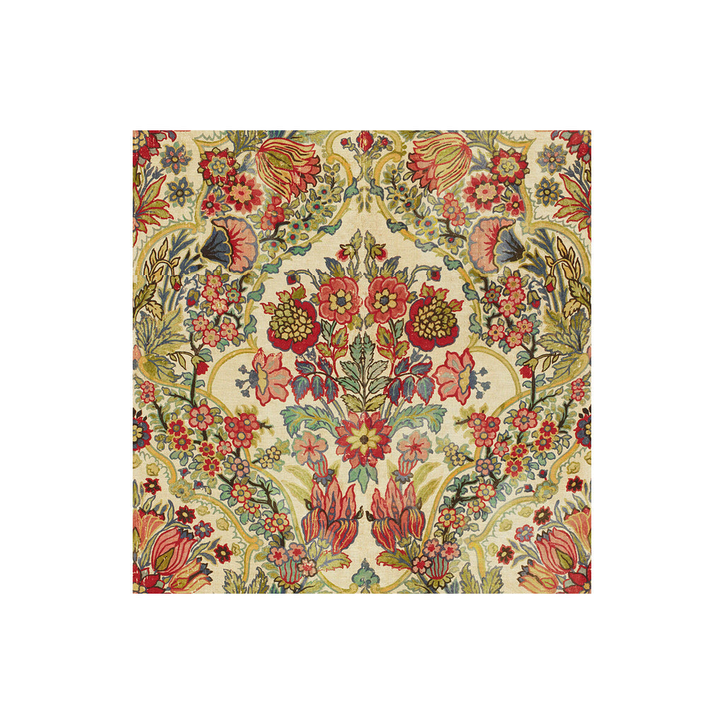 Samples and Purchasing available for Tetbury - Multi Beige By Lee Jofa | Royal Oak Anniversary | Medallion / Suzani / Persian Multipurpose Print at Designer Wallcoverings and Fabrics