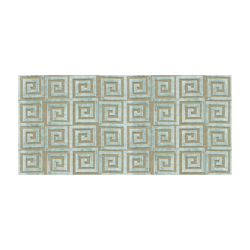 Samples and Purchasing available for Athenee Velvet - Dusk Grey By Lee Jofa | Suzanne Kasler Collection Ii | Geometric Upholstery Velvet at Designer Wallcoverings and Fabrics