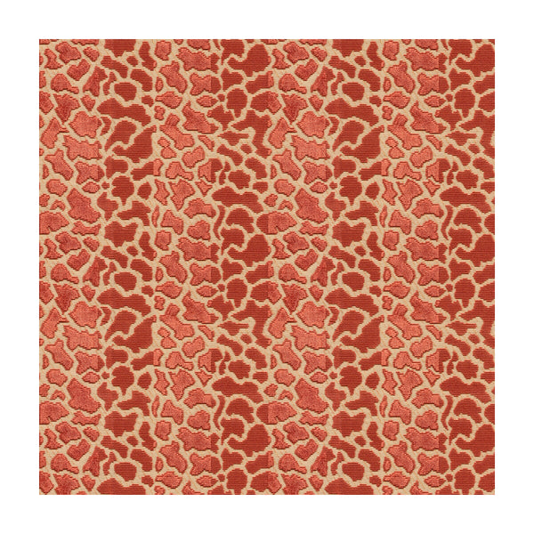Timbuktu Velvet - Red Red By Lee Jofa | Parish-Hadley |Modern Animal Skins Upholstery Velvet