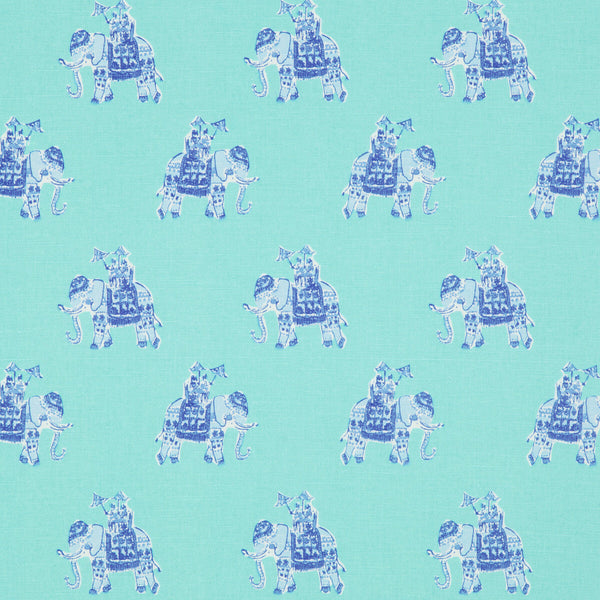 Bazaar - Shorely Blue Turquoise By Lee Jofa | Lilly Pulitzer Ii |Animal/Insects Global Multipurpose Print