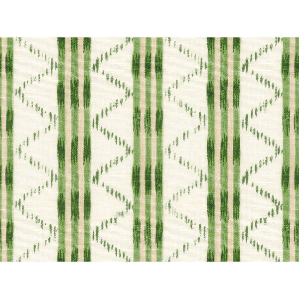 Makassar - Green Green By Lee Jofa | Oscar De La Renta Iii |Ikat/Southwest/Kilims Stripes Multipurpose Print