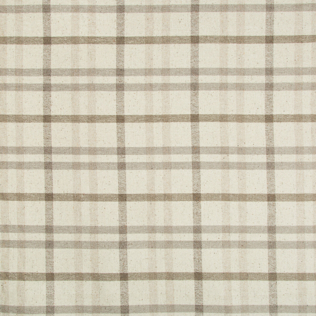 Samples and Purchasing available for Fannin Plaid - Stone/Mink Grey By Lee Jofa | Lodge Ii Weaves And Embroideries |Plaid / Check  Upholstery Chenille at Designer Wallcoverings and Fabrics