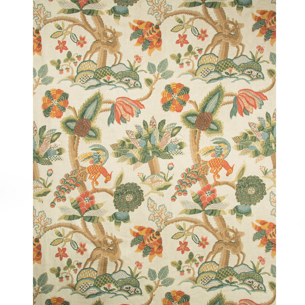 Leyland Print - Berry/Forest Multi By Lee Jofa | Lodge Ii Prints |Botanical & Floral Flora & Fauna Multipurpose Print
