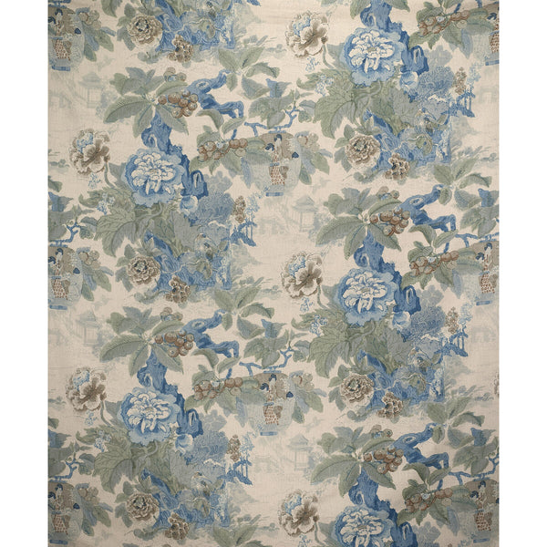 Chinese Lantern Ii - Sky/Jade Multi By Lee Jofa |  |  Multipurpose Print