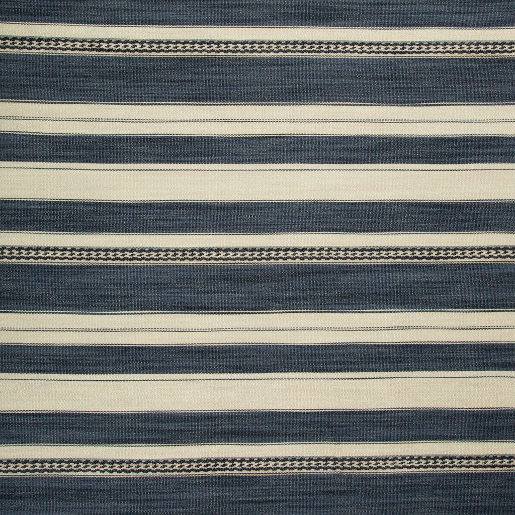 Samples and Purchasing available for Entoto Stripe - Blue/Indigo Blue By Lee Jofa | Merkato |Global Stripes Upholstery  at Designer Wallcoverings and Fabrics