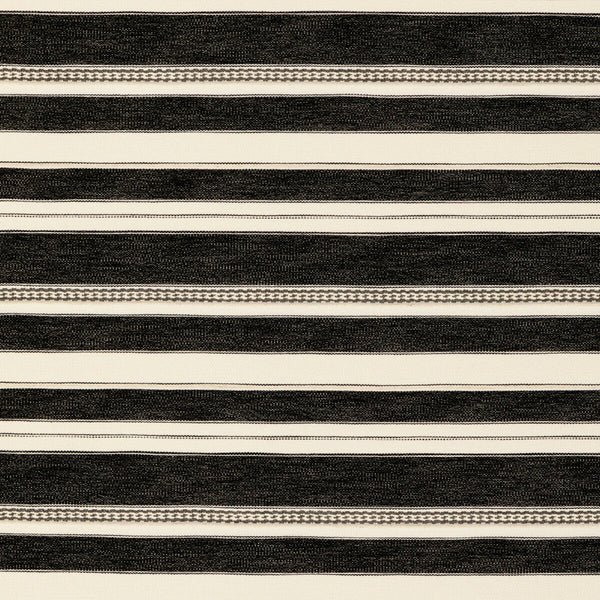 Entoto Stripe - Ivory/Black Black By Lee Jofa | Breckenridge |Global Stripes Upholstery