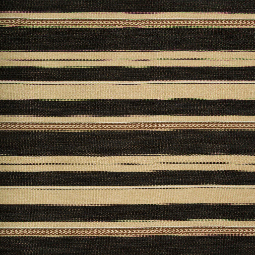 Samples and Purchasing available for Entoto Stripe - Ebony/Cocoa Black By Lee Jofa | Merkato |Global Stripes Upholstery  at Designer Wallcoverings and Fabrics